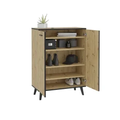 Schoenenkast Sendai Artisan Eiken