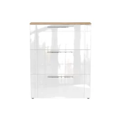 Schoenenkast Veerle Wit-Eiken