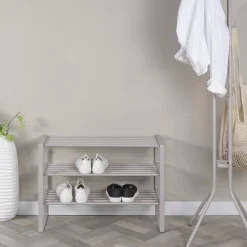 Schoenenrek Boris Taupe 70 cm