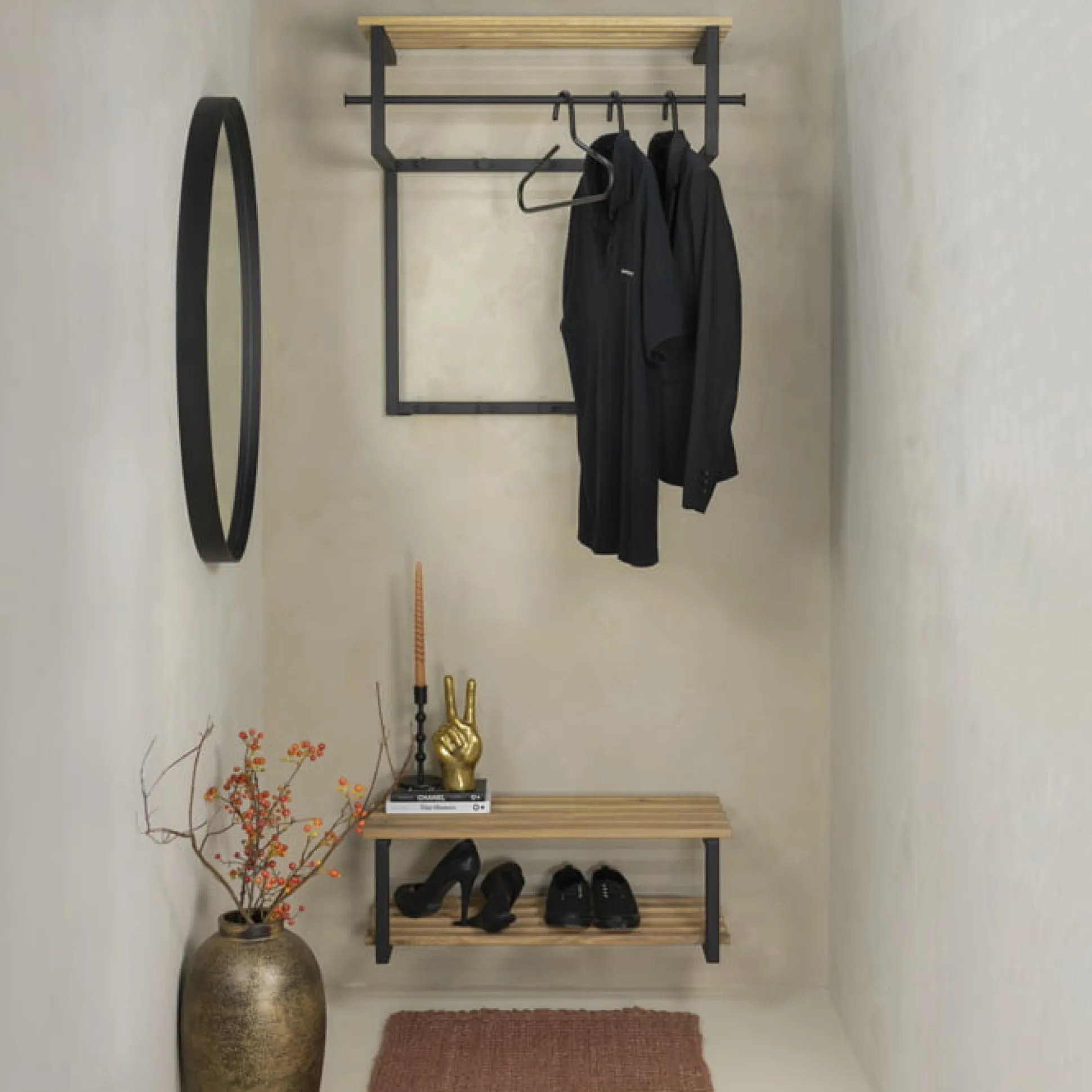 Schoenenrek Erwin-3 Eiken Zwart