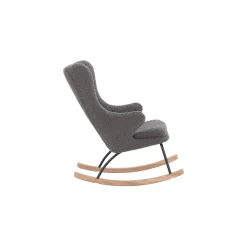 Schommelstoel Amber Grijs Teddy