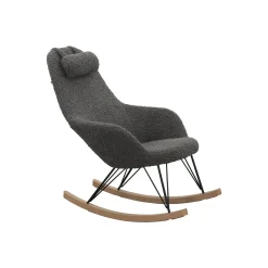 Schommelstoel Dani Grijs Teddy
