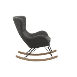 Schommelstoel Hannah Grijs-Teddy