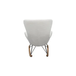 Schommelstoel Hannah Wit-Teddy