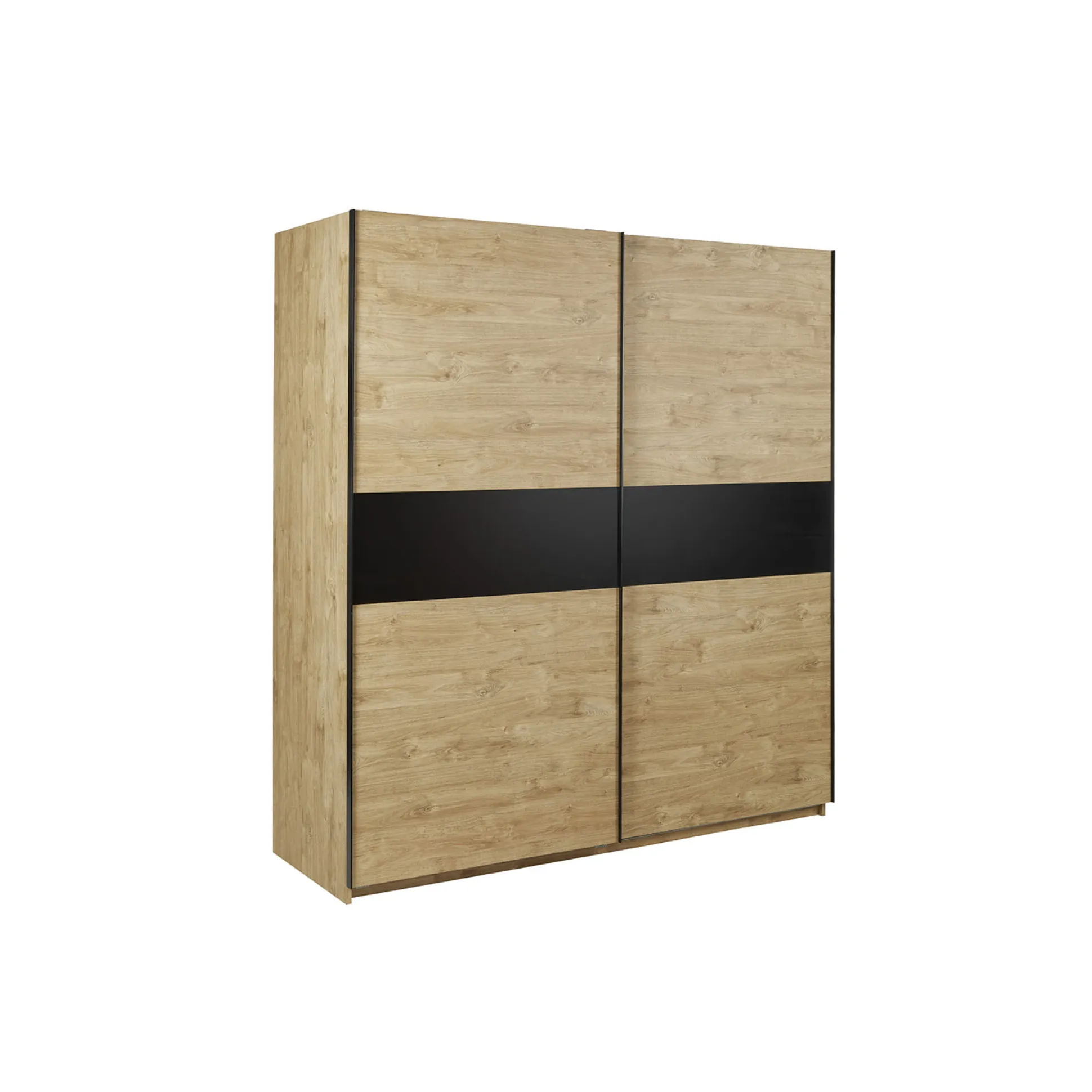 Schuifdeurkast Livia 200 cm Eiken