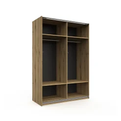 Schuifdeurkast Mekong Eiken 150cm