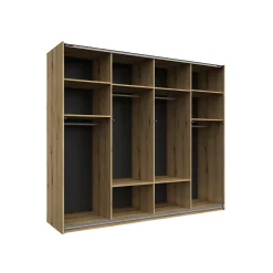 Schuifdeurkast Mekong Eiken 250cm