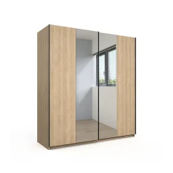 Schuifdeurkast Yumi Eiken 200cm