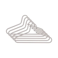 Set van 5 kledinghangers Glorie Taupe