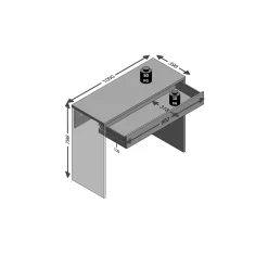 Sidetable Arizona Wit