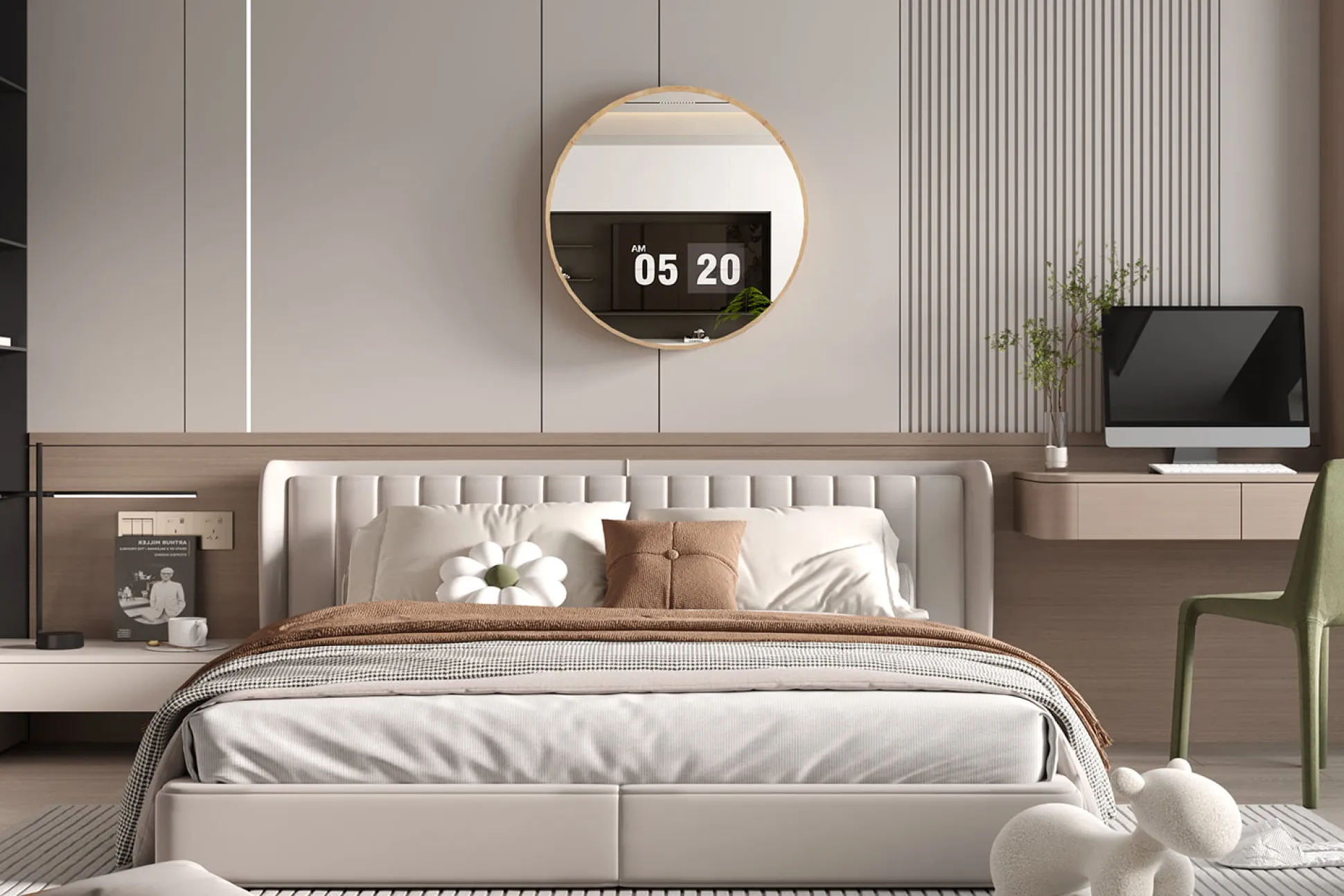 Spiegel Camille Eiken 80 cm