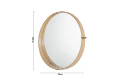 Spiegel Camille Eiken 80 cm