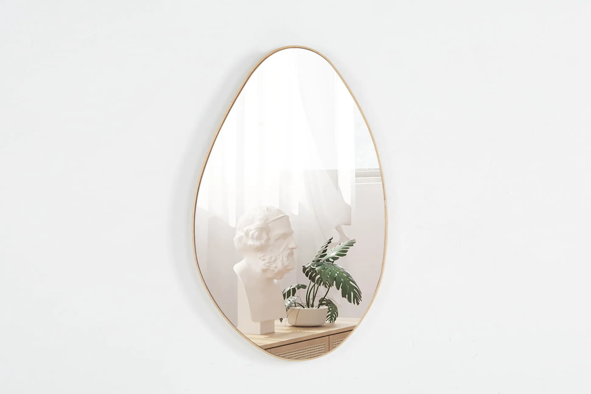 Spiegel Lore Eiken 80×50 cm