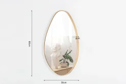 Spiegel Lore Eiken 80×50 cm