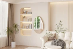 Spiegel Pauline Eiken 80×50 cm