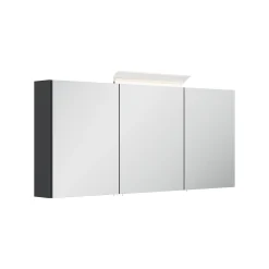 Spiegelkast Calais Grafiet 140 cm