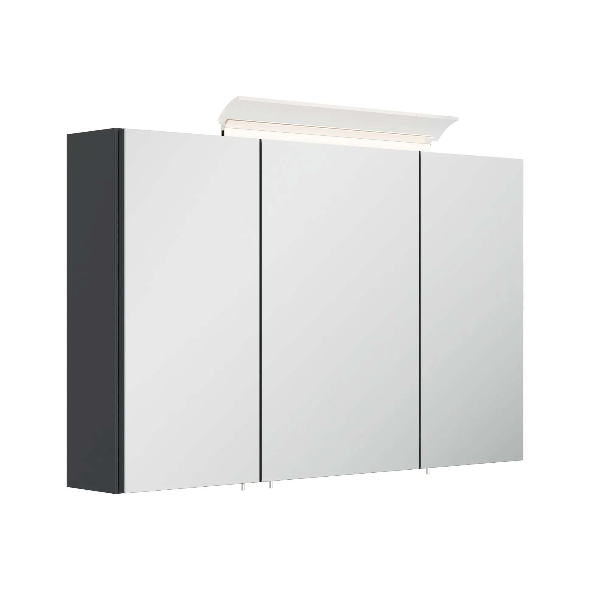 Spiegelkast Calais Grafiet 120 cm