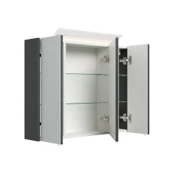 Spiegelkast Calais Grafiet 80 cm