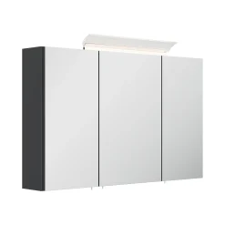 Spiegelkast Calais Grafiet 100 cm