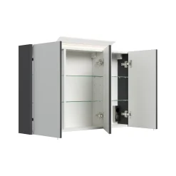 Spiegelkast Calais Grafiet 100 cm