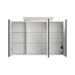 Spiegelkast Calais Grafiet 100 cm