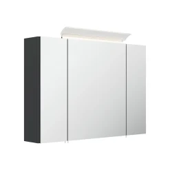 Spiegelkast Calais Grafiet 90 cm