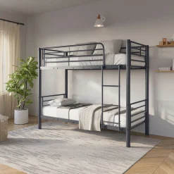 Stapelbed Becky Donkergrijs