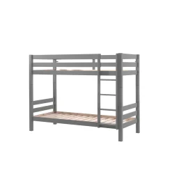 Stapelbed Charlie Grijs Halfhoog