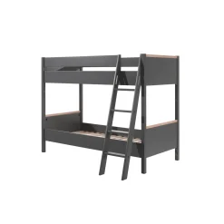 Stapelbed Dex Grenen Antraciet 90×200 cm