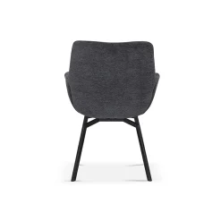 Stoel Denise Donkergrijs Teddy