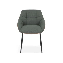 Stoel Dundee Groen-Cognac – Set van 2