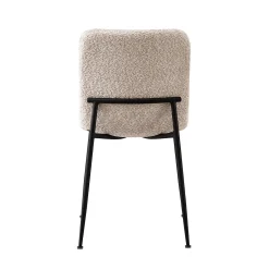 Stoel James Bouclé Beige – Set van 2