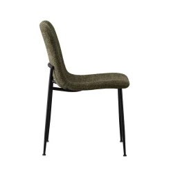 Stoel James Bouclé Groen – Set van 2