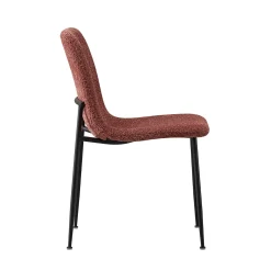 Stoel James Bouclé Roze – Set van 2