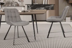 Stoel Johanna Lichtgrijs – Set van 2