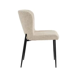 Stoel Jolie Bouclé Beige – Set van 2