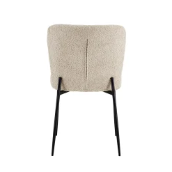 Stoel Jolie Bouclé Beige – Set van 2