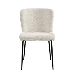 Stoel Jolie Bouclé Ecru – Set van 2