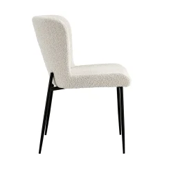 Stoel Jolie Bouclé Ecru – Set van 2