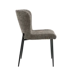 Stoel Jolie Bouclé Zand – Set van 2