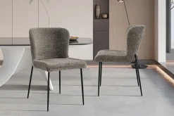 Stoel Jolie Bouclé Zand – Set van 2