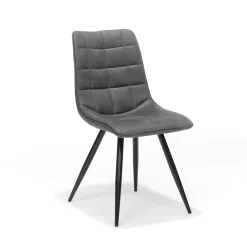 Stoel Jonah Antraciet – Set van 2