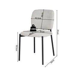 Stoel Killian Beige – Set van 2