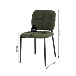 Stoel Killian Groen – Set van 2