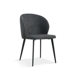 Stoel Lena Donkergrijs – Set van 4