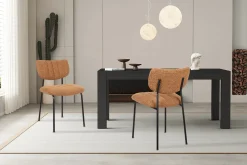 Stoel Lidy Oranje – Set van 2