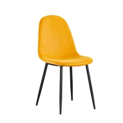 Stoel Lola Geel – Set van 4