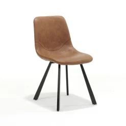 Stoel Maud Cognac – Set van 4