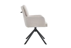 Stoel Mies Beige Stof – Set van 2