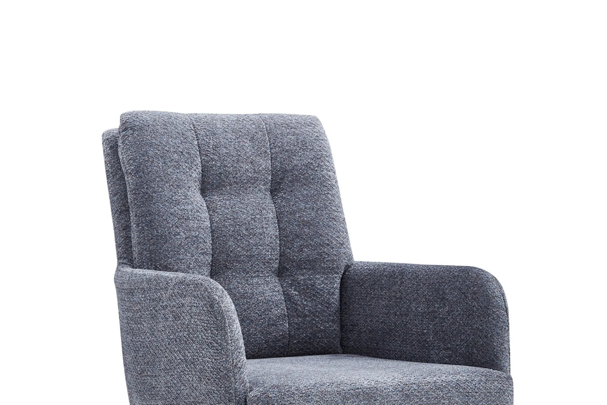 Stoel Mies Donkergrijs Stof – Set van 2